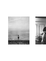 Minimal black-and-white gallery template